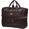 Picture of Blowzy Laptop Bag 15.6 inch, Notebook Messenger Sleeve for MacBook Computer Handbag Shoulder Bag Travel Briefcase (Brown)