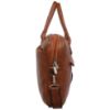 Picture of Blowzy PU Leather 15.6 inch Laptop Shoulder Messenger Sling Office Bag for Men & Women - (40 x 30x 8 cm, (Tan)