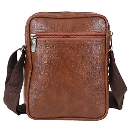 Picture of Blowzy Sling Cross Body Travel Office Business Messenger one Side Shoulder Bag Unisex (Tan)