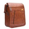 Picture of Blowzy Bags Men's Artificial Leather Cross-Body Sling Bag (Tan, 28 x 23 x 10 cm)