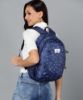 Picture of Zipline Casual Polyster Backpack For Women,Blue|18L Water Resistant College Bag For Girls|Stylish,Lightweight,Durable|Bag For Women's School,College(Small Size)