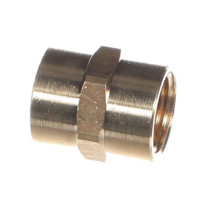Picture of Baxter               Coupling Hex-3/8 Nptf (Brass) Part# 01-100V17-00592
