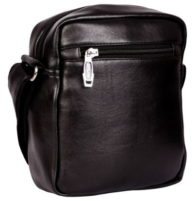 Picture of ZIPLINE Small Messenger Bag Casual Shoulder Bag Travel Organizer Bag Multi-Pocket Purse Handbag Crossbody BagTraveling Bag for Men and Women(Black)