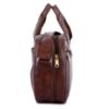 Picture of Bagneeds MINI Men's Brown Synthetic Leather Laptop Messenger Bag Satchel for Men (BROWN)