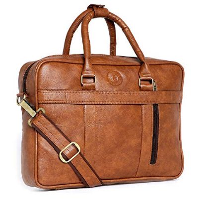 Picture of Bagneeds Business Travel Office Messenger Laptop Bag for Unisex (Brown)