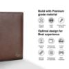 Picture of HAMMONDS FLYCATCHER Premium Leather Passport Holder for Men and Women - Brushwood Passport Cover Wallet with 1 Passport Slot, 3 ATM Card Slots, 1 ID Card Slot - Passport Case with RFID Protected
