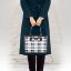 Picture of The Clownfish Alvis Handbag for Women Office Bag Ladies Shoulder Bag Tote For Women College Girls- Checks (Black)