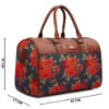 Picture of The Clownfish Ambretta Series 21 litres Tapestry Travel Duffle Bag Weekender Bag (Navy Blue)