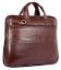 Picture of The Clownfish Supreme 15.6-Inch Faux Leather Laptop Bag (Chestnut Brown)