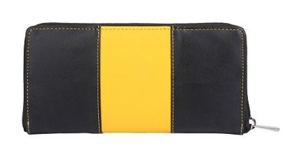 Picture of K London Black & Yellow Women&#39;s Wallet(1514_black_yellow)