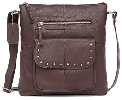 Picture of WildHorn Women?s Hand Crafted Genuine Leather Collection Handbag (BROWN) DIMENSION - L-12.5 Inch H-13 Inch W-3 Inch