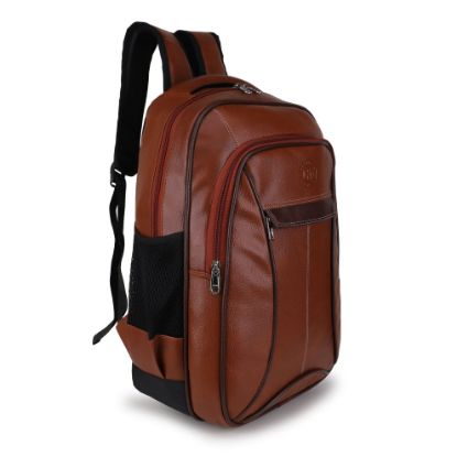 Picture of Bagneeds Medium 30 L Laptop Backpack Trending Laptop Backpack Spacy unisex backpack Casual School/Travel Backpack for Unisex (TAN-BROWN)