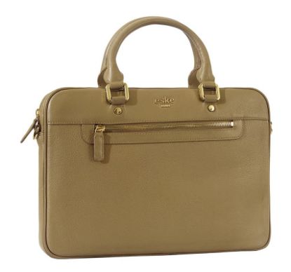 Picture of eske Carstan 13" Genuine Leather Laptop/Macbook Bag for Men, Women | Office Bag | Laptop Messenger Bag with Shoulder Strap | Spacious Compartment | Water Resistant