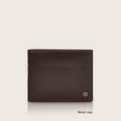 Picture of eske Kellen Genuine Leather Mens Bifold Wallet - Solid Pattern -7 Card Holders