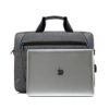 Picture of CoolBELL Laptop Bag For 17.3 inch Laptops Computer Notebook Bag USB external charging port Shoulder Messenger Business Bag (Grey)