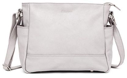 Picture of WILDHORN Leather Ladies Shoulder Bag | Hand Bag | Cross-body Bag with Adjustable Strap for Girls & Women.(CREAM)