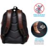 Picture of Bagneeds Leather School/College & Travel Laptop Backpack for Unisex (Brown)