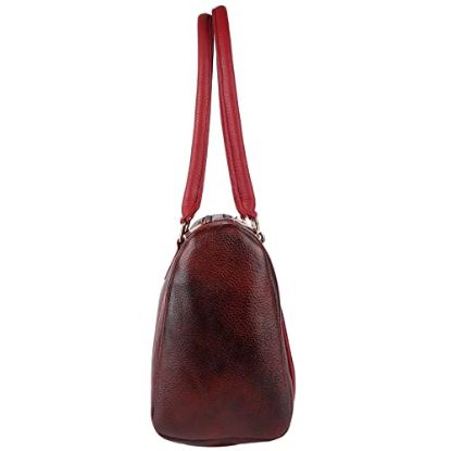 Picture of Hammonds Flycatcher Genuine NDM Leather Brown Red Women Handbag|WB3005_BRN_RD