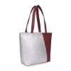 Picture of The Clownfish Jewel Series Faux Leather Handbag for Women Office Bag Ladies Shoulder Bag Tote For Women College Going Girls (Silver)