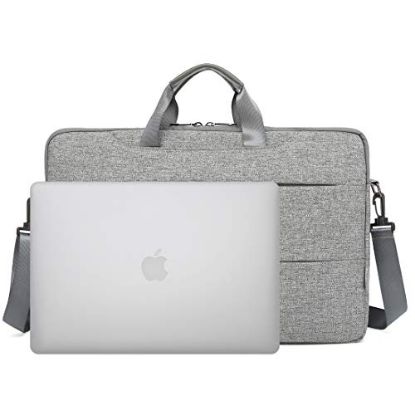 Picture of CoolBELL Waterproof Nylon Slim 15.6 Inches Laptop Messenger Bag (Grey)