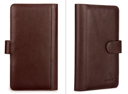 Picture of The Clownfish Unisex Genuine Leather Passport holder Brown