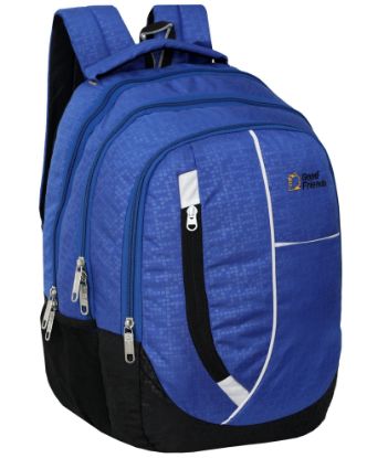 Picture of Good Friends Waterproof Laptop Backpack/Office Bag/School Bag/College Bag/Business Bag/Travel Bag (Blue)