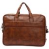 Picture of Blowzy Laptop Bag15.6 inch Notebook Messenger Sleeve for MacBook Computer Handbag Shoulder Bag Travel Briefcase (Tan)