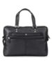 Picture of Mai Soli Soft Nappa 18 Ltrs Black Softsided Briefcase (MS 010)