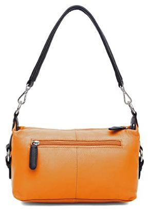 Picture of WILDHORN Modern & Stylish Cross-Body Leather Bag For Women I Top Handle Leather Sling Bag with Adjustable Strap I Handcrafted I Ideal for Travelling, Parties, Weddings & Gifts (Yellow)