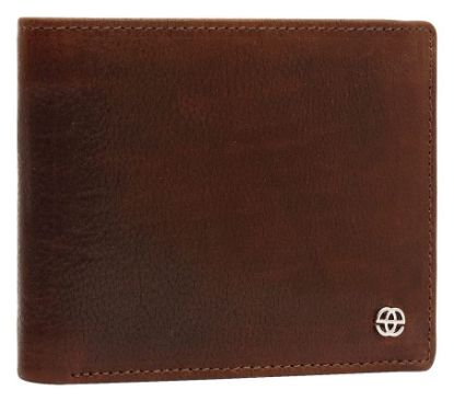 Picture of eské Elon - Genuine Leather Bifold Wallet with RFID Blocking - Holds Cards, Coins and Bills - Built for Everyday Use - Travel Friendly - Handcrafted - Durable - Water Resistant - for Women and Men