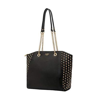 Picture of Eske Paris Women's Shopping Bag (Black Gold) (BA-500-BlackLGold-Cosmos)