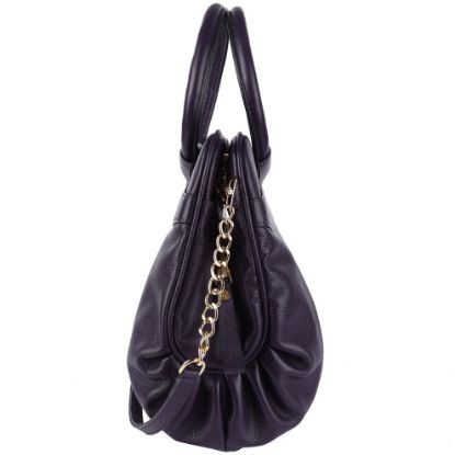 Picture of Hammonds Flycatcher Genuine Leather |Purse | Ladies Handbag |Womens Stylish Handbag |2 Main Compartments |1 Zipper Compartment |1 Inner Zipper pocket |1 Detachable and Adjustable Sling| (Dark Violet) (WB3004_D_VL)