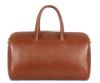 Picture of The Clownfish Vintage 33 liters Faux Leather Duffel Travel Bag (Caramel)
