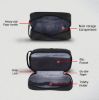 Picture of Hammonds Flycatcher 11cms Genuine Leather Toiletry Bag for Men| Leather Dopp Kit | Shaving Kit Bag | Travel Toiletry Bag | Grooming Kit Organizer | Hand Stitched Vanity Case (L_S_TC4003_BLK_Black)