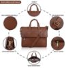 Picture of DORPER MONEY HILL Leather Laptop Bag for Men Office Use Professional Briefcase 16 Inch Branded Messenger Bag Women Best for MacBook