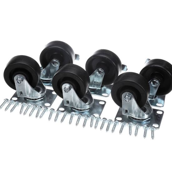 Picture of Beverage Air Caster Kit - 3" Plate 6 Cstrs(3 Lck3 N Part# 00C31S074A