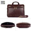 Picture of The Clownfish TCFLBFL-I156CBR23 Rogue 15.6-Inch Faux Leather Laptop Bag (Chestnut Brown)