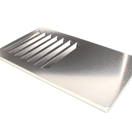 Picture of Beverage Air Grille-front Ext, .28 430Ss, Dp/pt Part# 28D37-133D-05