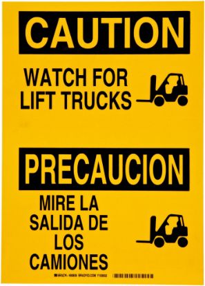 Picture of Brady® Bilingual Sign Part# - 90809