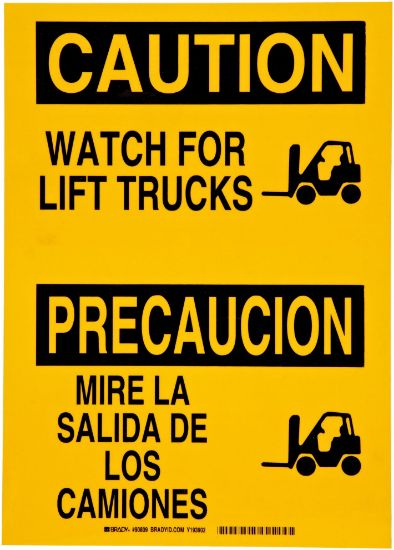 Picture of Brady® Bilingual Sign Part# - 90809