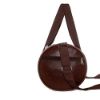 Picture of Bagneeds 10 L PU-Leather GymBag Hand-Held & Cross-Body Bag for Unisex (Brown-Tan)