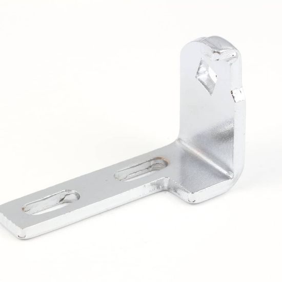 Picture of Beverage Air Hinge Bracket Bot Rh Chrome Mt/ur Part# 401-220A-01