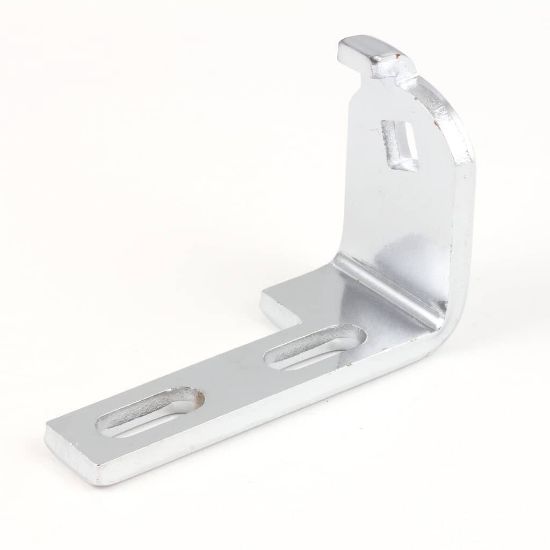 Picture of Beverage Air Hinge Bracket Bot Lh Chrome Mt/ur Part# 401-219A-01
