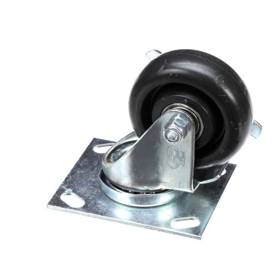 Picture of Beverage Air Caster 3 1/2 W/brake Plate Part# 401-492B