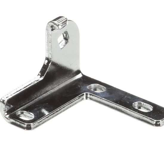 Picture of Beverage Air Hinge Bracket- Bot Lh Chrome Lvr Part# 401-842D-03