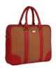 Picture of K London Red Leatherite Handmade Men Women Broad Size Bag Cross Over Shoulder Messenger Bag Office Bag (1803_red)