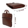 Picture of Bagneeds® Men's Brown Synthetic Leather Best Laptop Messenger Bag Satchel for Men