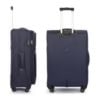 Picture of The Clownfish Combo of 2 Faramund Series Luggage Polyester Softsided Suitcases Four Wheel Trolley Bags - Navy Blue (68 cm, 56 cm)