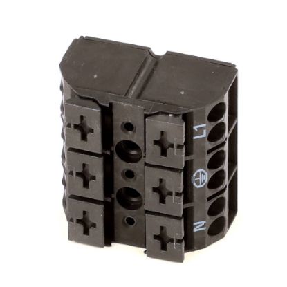 Picture of Blodgett Terminal Block 3 Pole P Ower Part# 38605