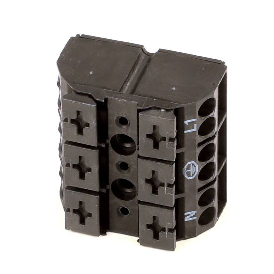 Picture of Blodgett Terminal Block 3 Pole P Ower Part# 38605